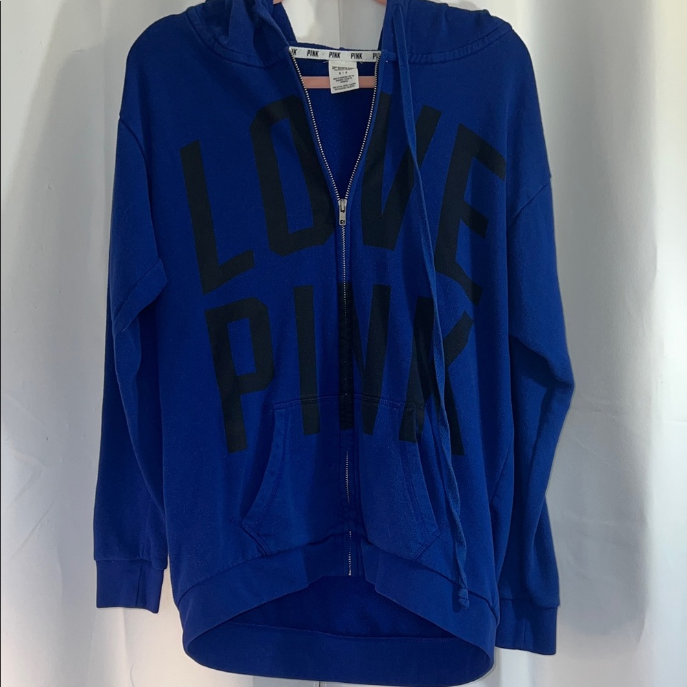 PINK Victoria's Secret Blue Hoodie